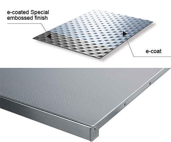 STEDIA countertop e-coat surface